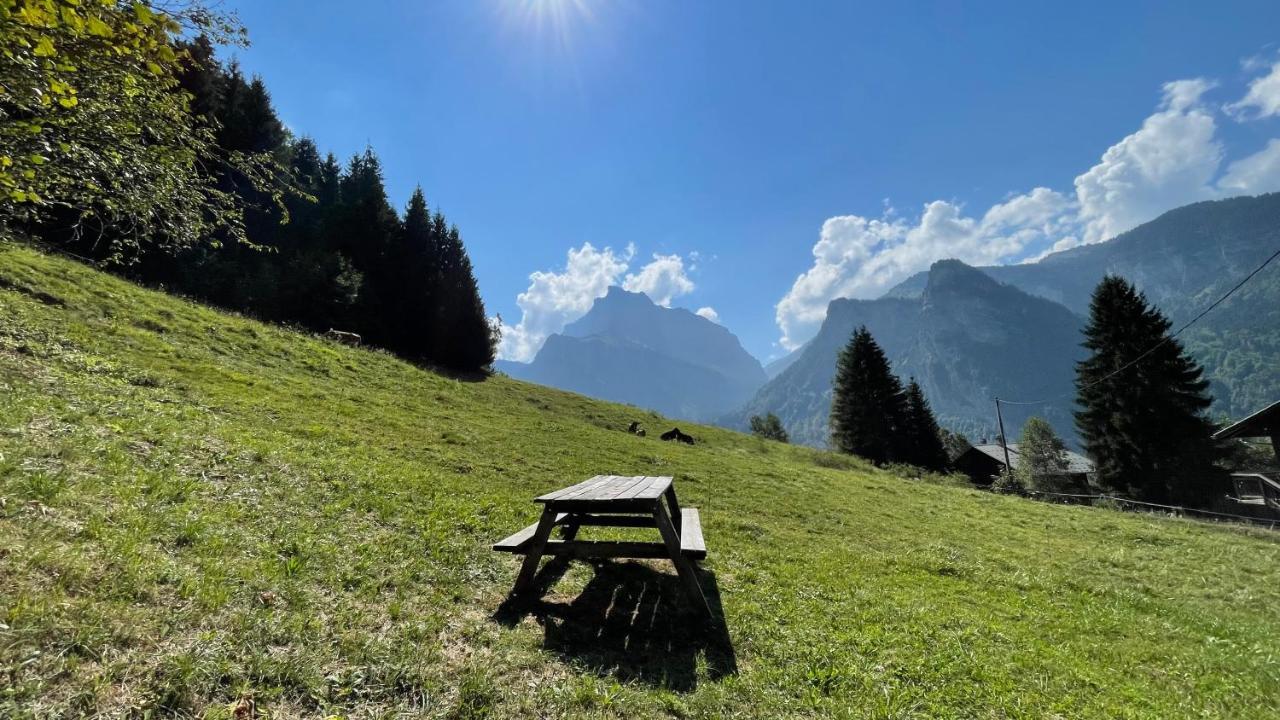 Chalet*** Au Pied D'Une Prairie Face A La Montagne Sixt المظهر الخارجي الصورة